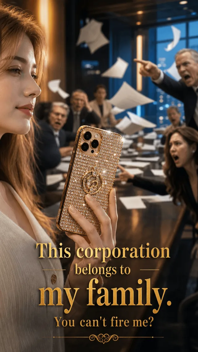 This corporation belongs to my family. You can't fire me？