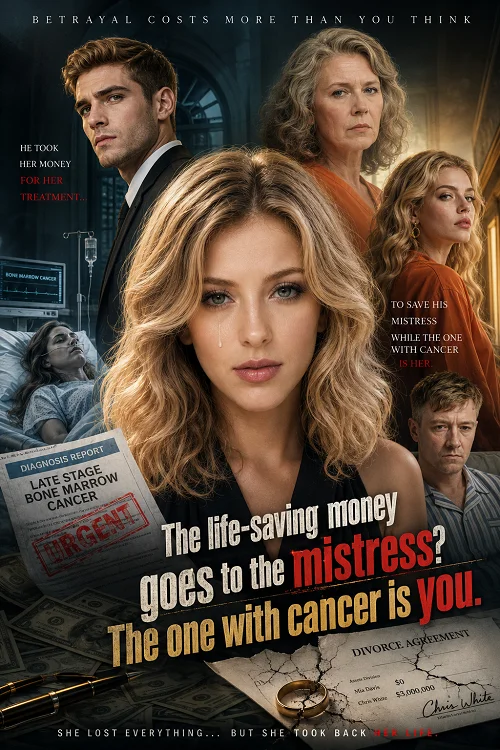 The life-saving money goes to the mistress? The one with cancer is you.