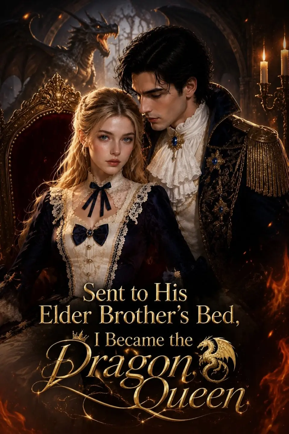 Sent to His Elder Brother's Bed, I Became the Dragon Queen