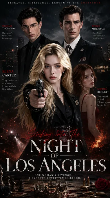 Sinking Into The Night Of Los Angeles
