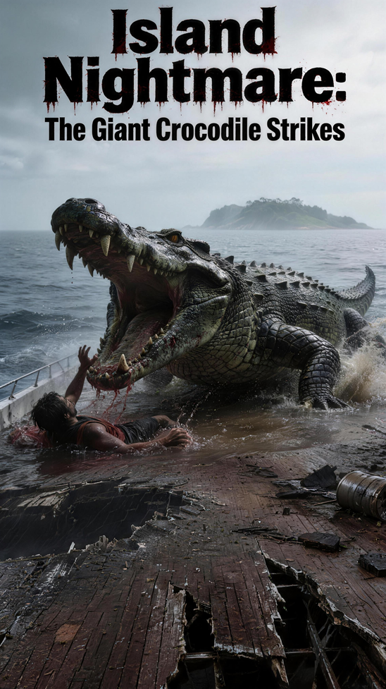 Island Nightmare: The Giant Crocodile Strikes