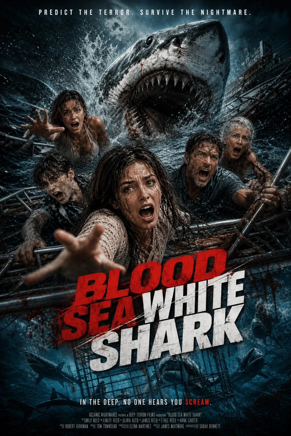 BLOOD SEA WHITE SHARK