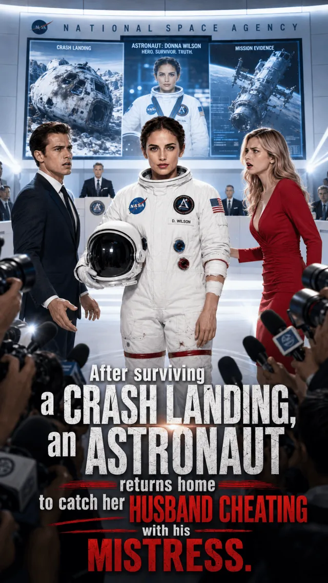 After surviving a crash landing,an astronant return home to catch her husband cheating with his mistress.