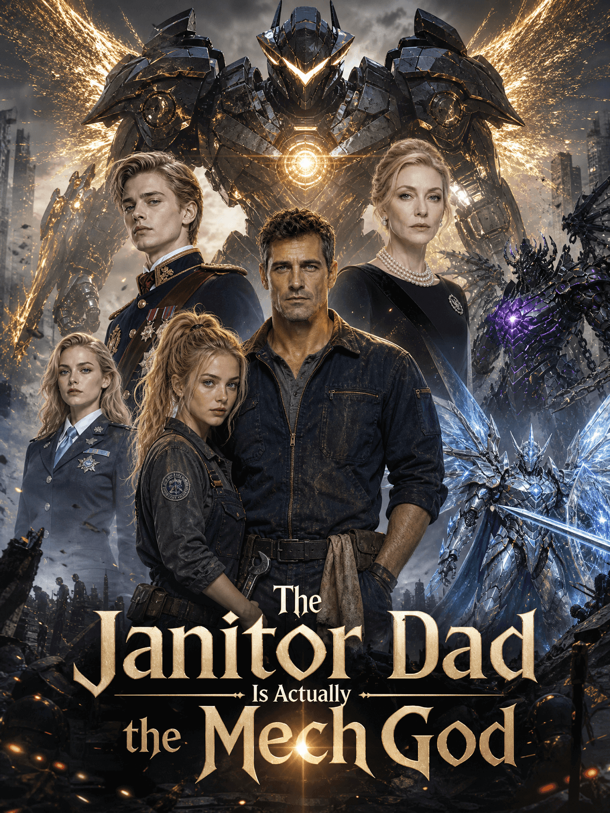 The Janitor Dad Is Actually the Mech God