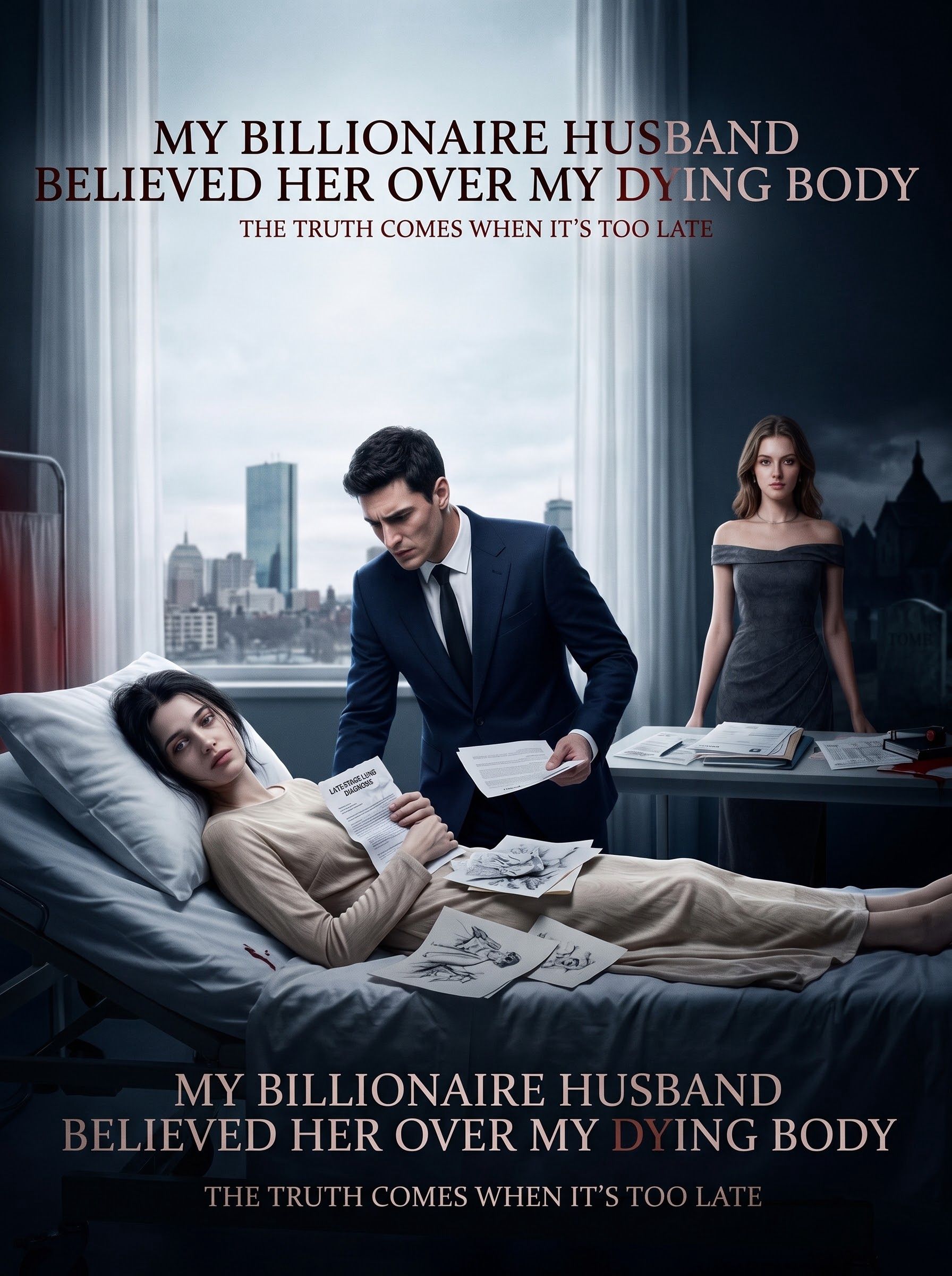 MY BILLIONAIRE HUSBAND BELIEVED HER OVER MY DYING BODY