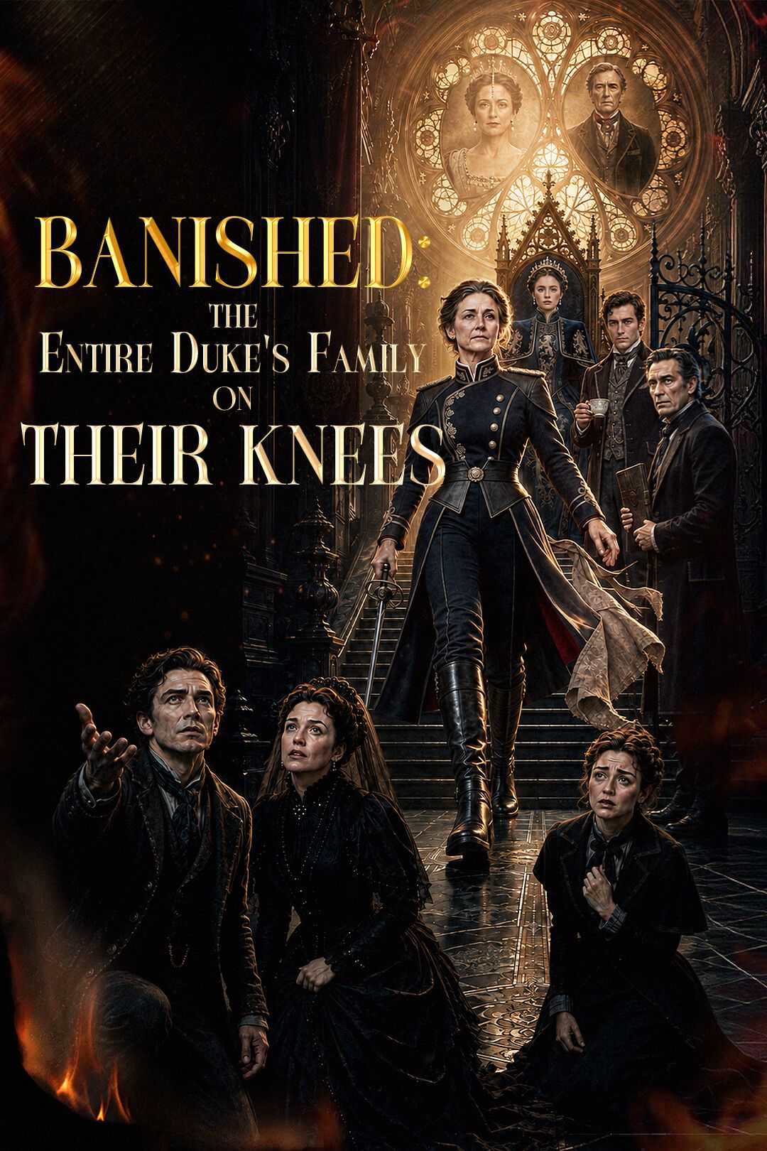 Banished:TheEntireDuke'sFamilyonTheirKnees